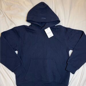 Aritzia size small Navy blue Sweatfleece hoodie New with tags #hoodie